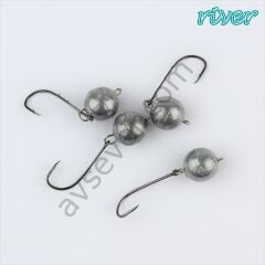 River Mafsallı Hareketli Jig Head 4P