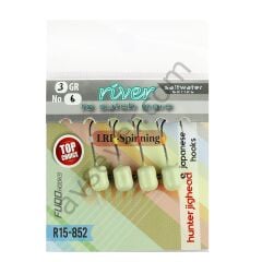 River Hunter Jig Head Glow 4P