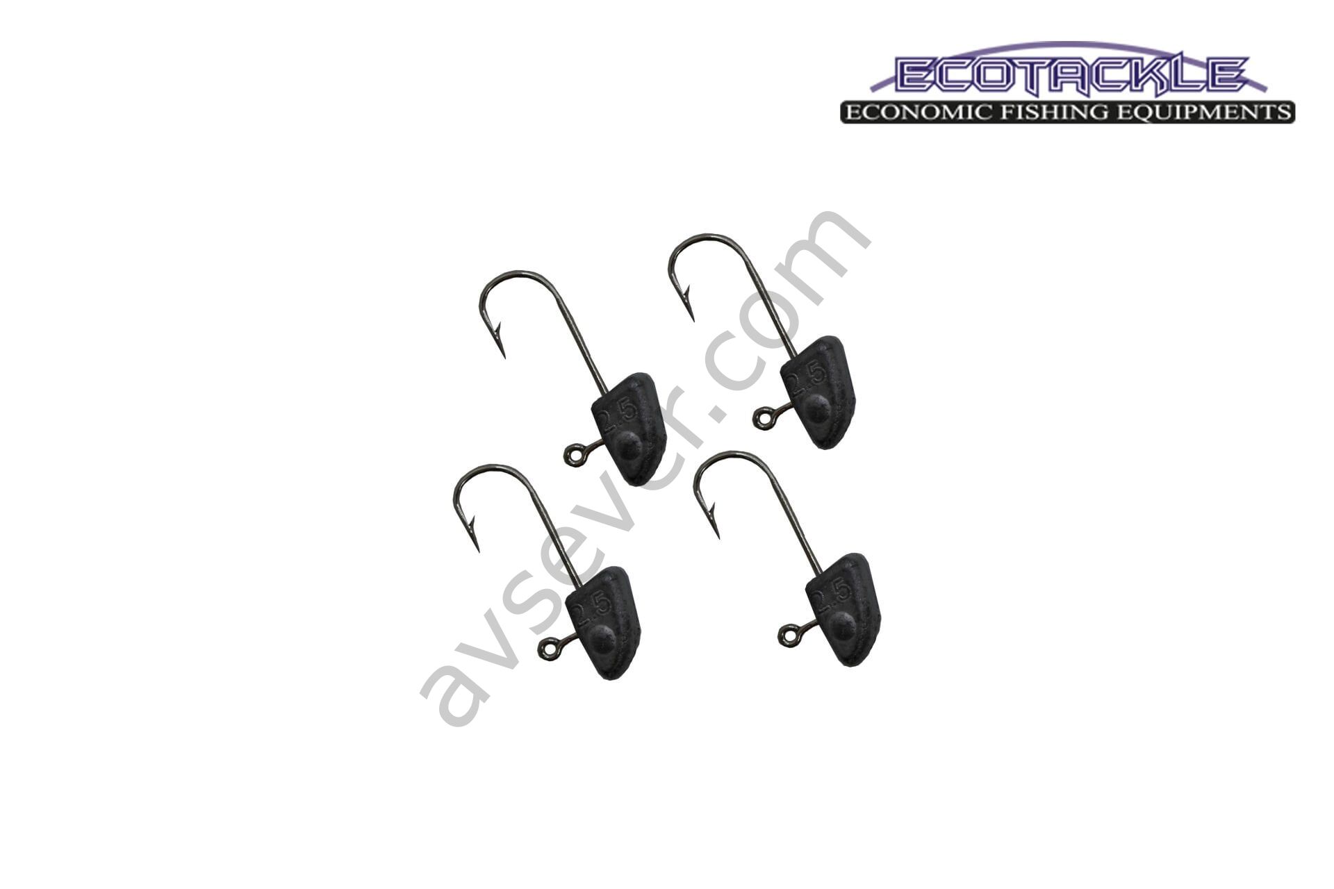 River Hunter Jig Head Glow 4P