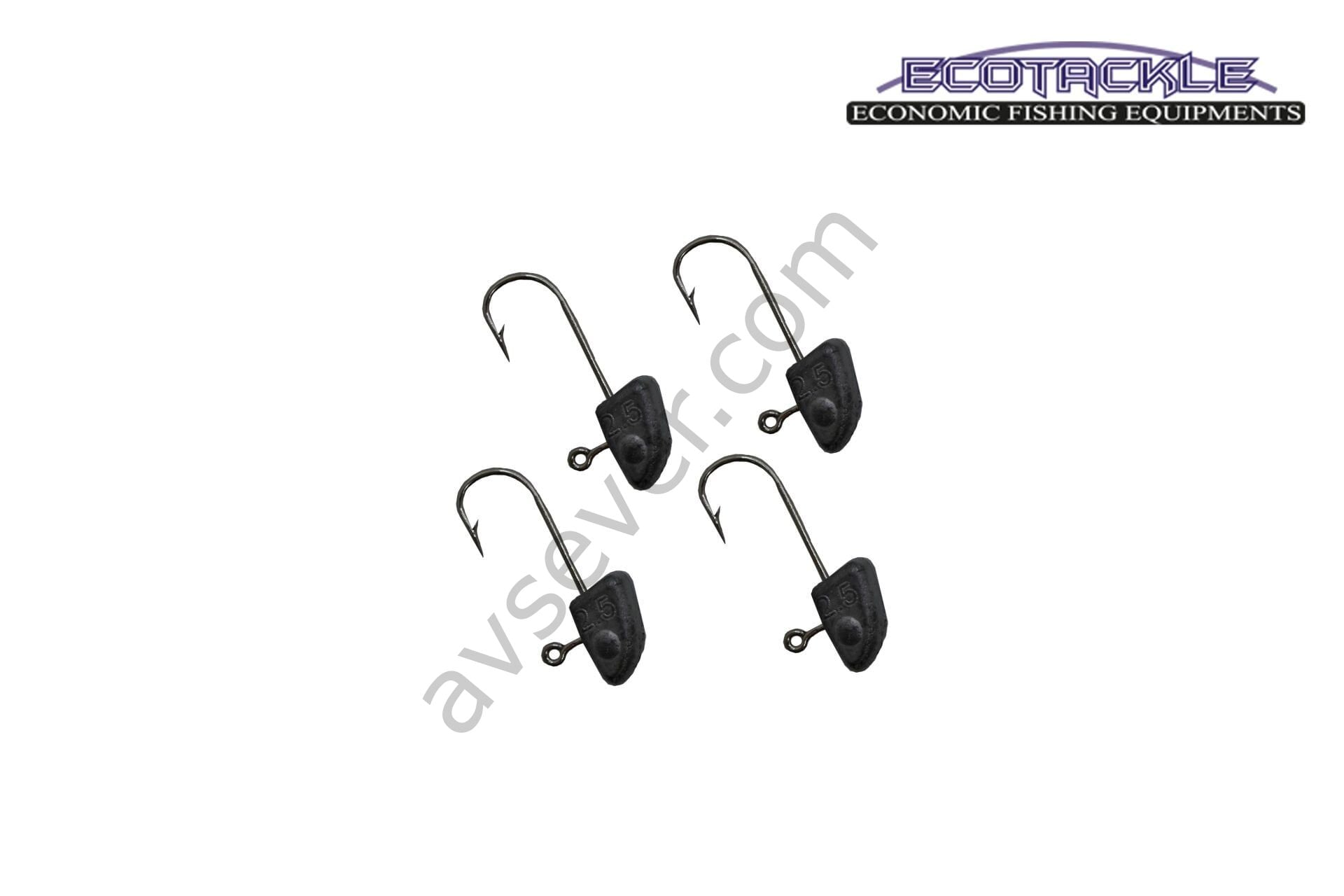 River Hunter Jig Head Glow 4P