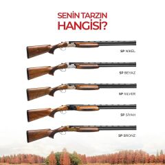Ata Arms SP Beyaz Çelik Kasa Süperpoze Av Tüfeği