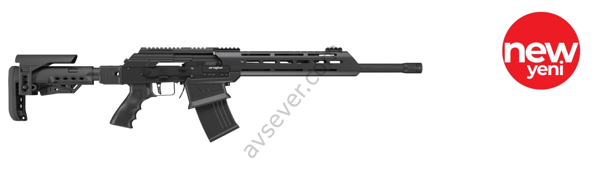 ARMSAN ARMTAC RS-23 BLACK TELESKOPİK ŞARJÖRLÜ AV TÜFEĞİ