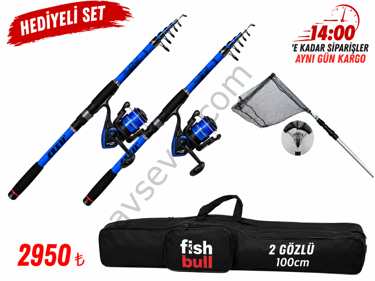 Hediyeli 2'Li Set Effe 360cm + Remixon 6000 + Misina + Kepçe + Çanta