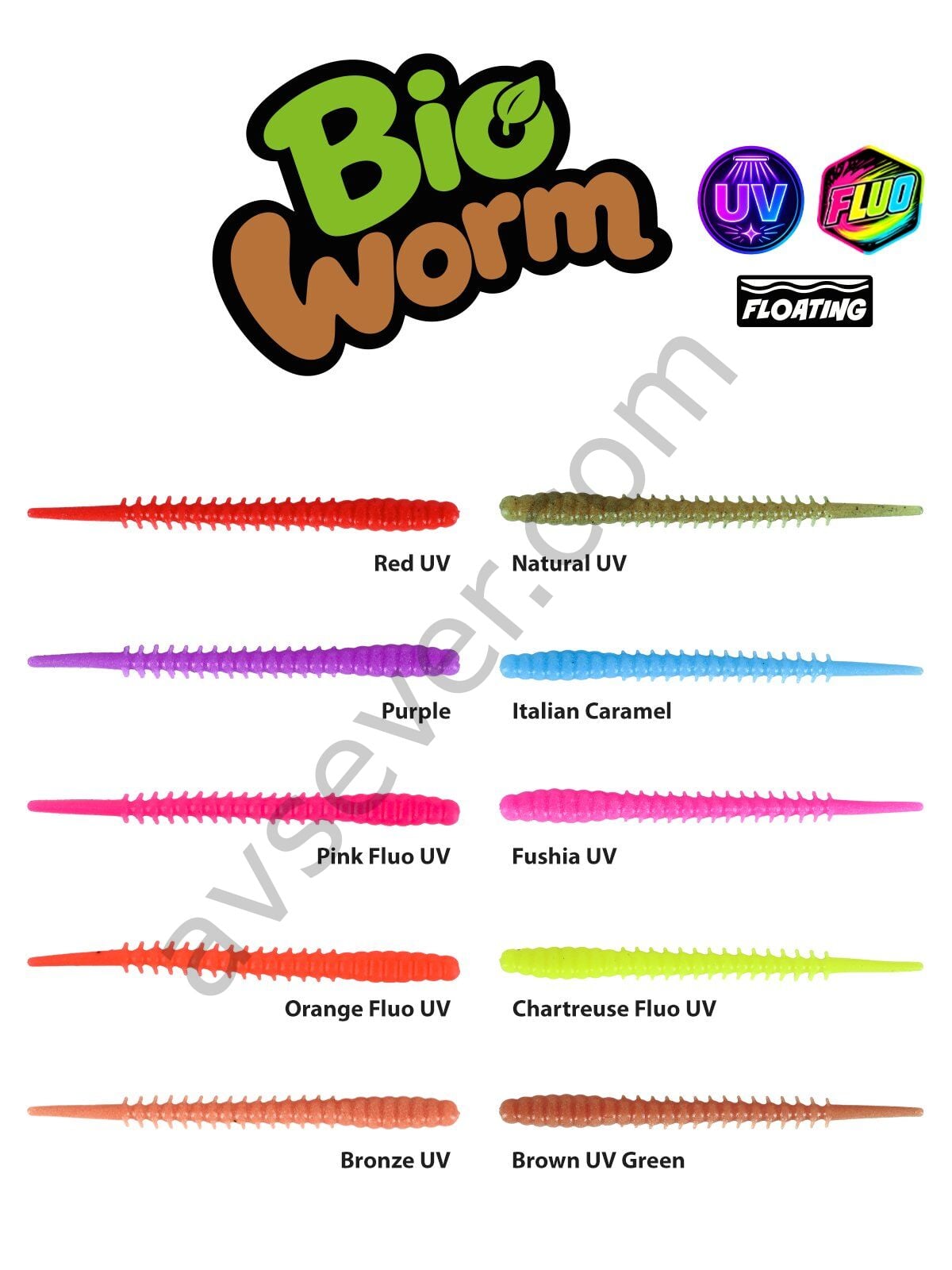 Fujin Bio Worm 6cm Floating Sıvılı Kokulu LRF Silikonu
