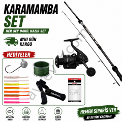 Lrf Set Albastar Rapid 1000 Olta Makinesi + Captain 1466 Akira Spin 210 cm 1-10 gr LRF Set + İp Misina