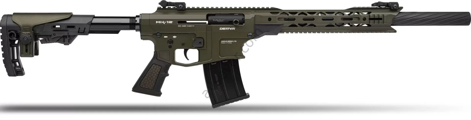 DERYA MK-12 AS-103SF YEŞİL HAKİ ŞARJÖRLÜ AV TÜFEĞİ