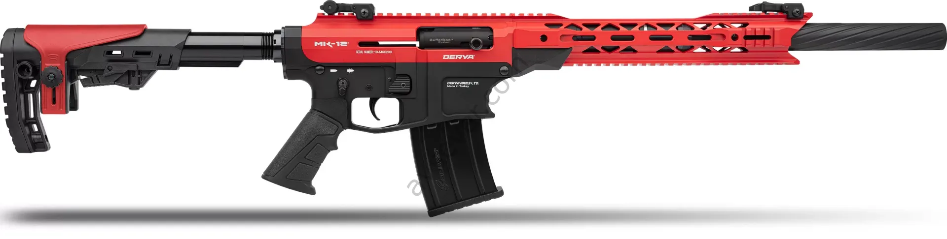 DERYA MK-12 AS-104S KIRMIZI SİYAH ŞARJÖRLÜ AV TÜFEĞİ