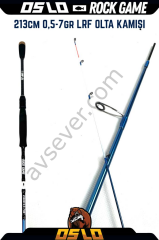OSLO Rock Game 213cm 0.5-7gr Aji Kamış + Albastar 1000 Makine + 0.10mm İp Misina + 675₺ Değerinde Çanta Hediye