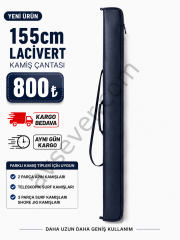 155 CM Olta Kamışı Taşıma Çantası – Spin, Teleskopik Surf, 3 Parça Surf & Shore Jig Uyumlu