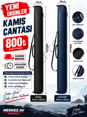 145 CM & 155 CM Olta Kamışı Taşıma Çantası – Spin, Teleskopik Surf, 3 Parça Surf & Shore Jig Uyumlu