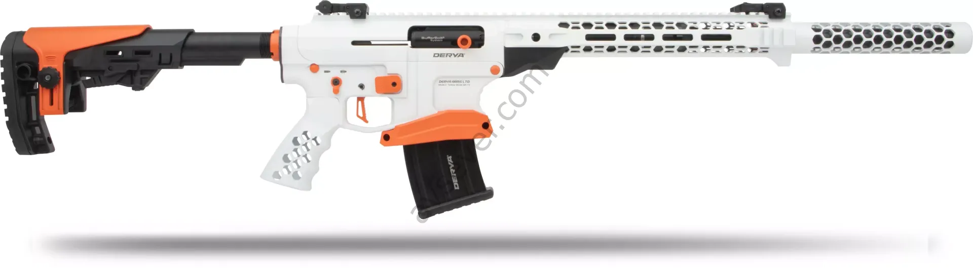 DERYA MK-12 AS-109H ULTRA BEYAZ TURUNCU ŞARJÖRLÜ AV TÜFEĞİ