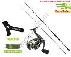 LRF Set Captain Integra Carbo-X 228 cm 1-7 g LRF Kamışı + Captain Aji-MCR Pro 800 Makine + 0.10 mm İp Misina ve Kamış Kılıfı Hediye