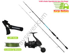 LRF Set Captain Integra Carbo-X 228 cm 1-7 g LRF Kamışı + Albastar Rapid 1000 Makine + 0.10 mm İp Misina ve Kamış Kılıfı Hediye