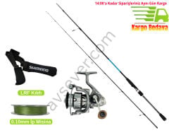 LRF Set Captain Integra Carbo-X 228 cm 1-7 g LRF Kamışı + Albastar Fatal 1000 Makine + 0.10 mm İp Misina ve Kamış Kılıfı Hediye