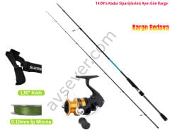 LRF Set Captain Integra Carbo-X 228 cm 1-7 g LRF Kamışı + Shimano FX 1000 FC Makine + 0.10 mm İp Misina ve Kamış Kılıfı Hediye