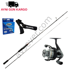 Spin Set Ryuji Luna 270cm 5-55 Gr + Okuma 4000 + x8 İp Misina + Kamış Kılıfı