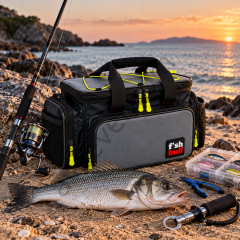Fishbull Profesyonel Spin, LRF ve Surf Balıkçı Malzeme Çantası