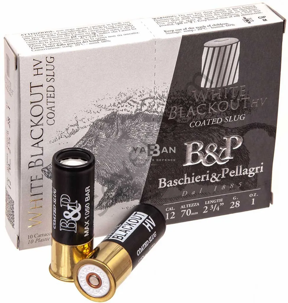B&P White Blackout Slug 12 Kalibre Tek Kurşun