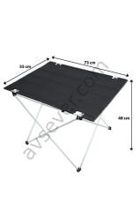 Avsever Oxford Kumaş Katlanabilir Çok Amaçlı Masa 73 X 55 X 48 Cm