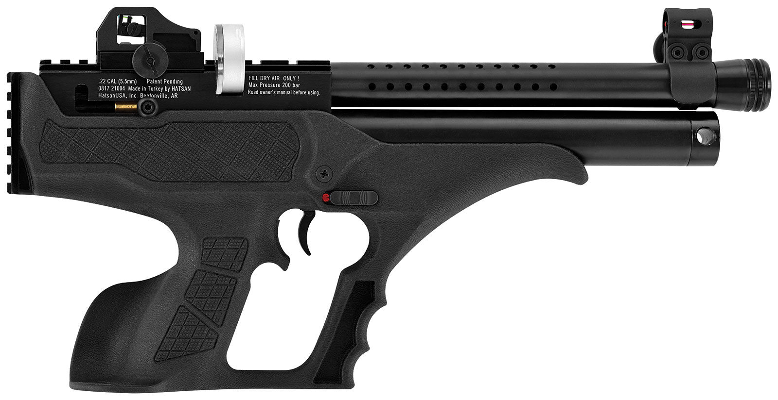 Hatsan Sortie Tactical Yarı Otomatik PCP Havalı Tabanca