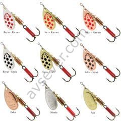 Mepps Aglia Olta Kaşığı Sarı-Kırmızı