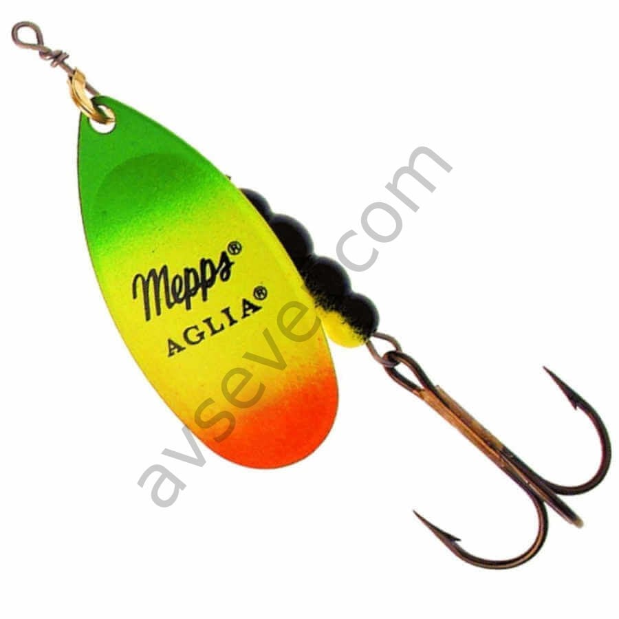 Mepps Aglia Fluo Gökkuşağı Olta Kaşığı