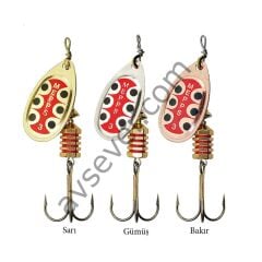 Mepps Aglia Tw Böcek Olta Kaşığı Sarı-Kırmızı