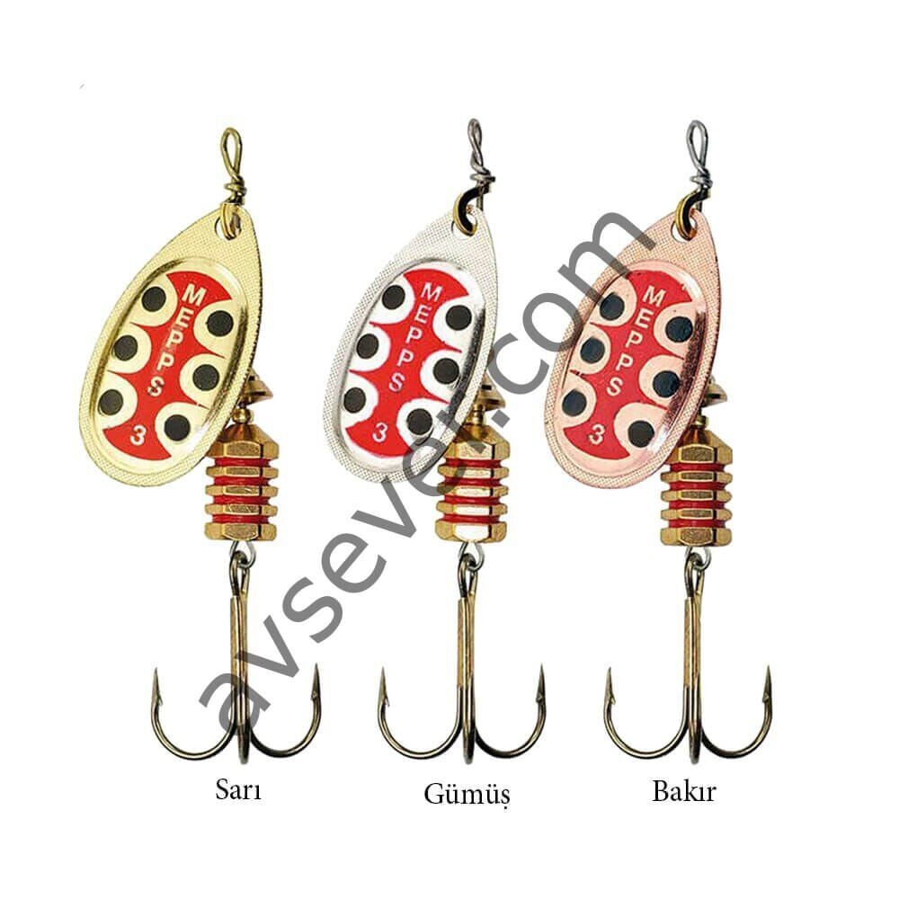 Mepps Aglia Tw Böcek Olta Kaşığı Bakır-Kırmızı