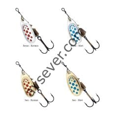 Mepps Comet Olta Kaşığı Beyaz-Kırmızı