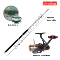 Remixon Fanatic 150cm Remixon Expert 1000 Mepps Hediyeli Alabalık Seti