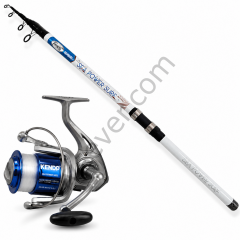 KENDO SEA POWER 420 100-250GR SURF KAMIŞ + KENDO SEA POWER 5000 MAKİNE SETİ