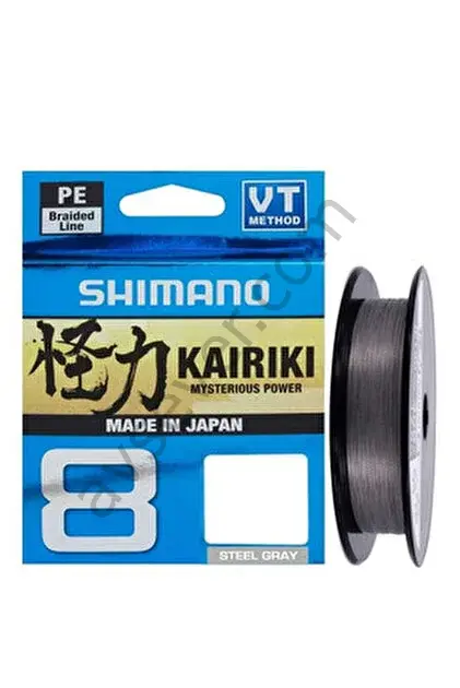Shimano Kairiki 8B Steel Grey 150m İp Misina