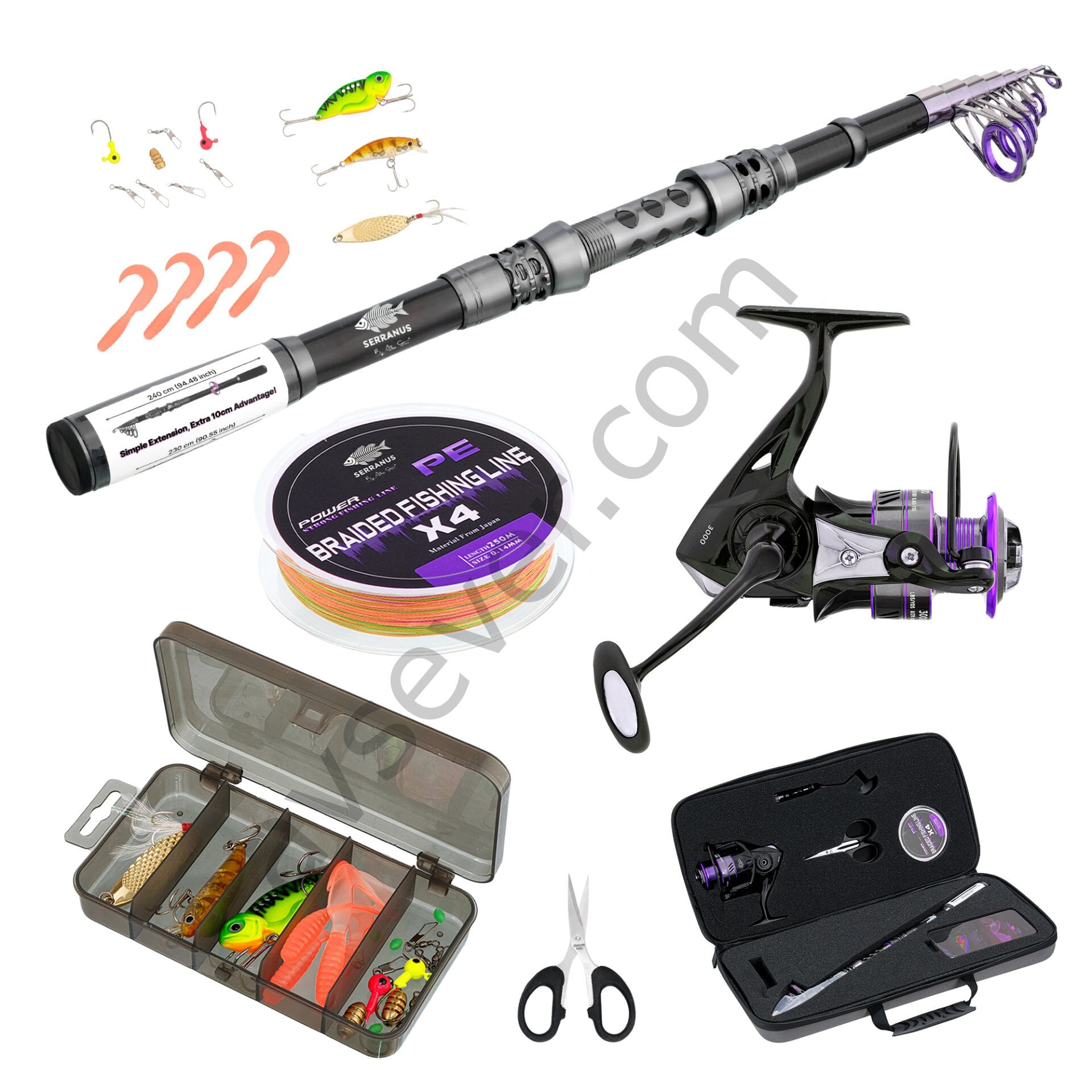 Albastar 28 Parça Spin Set Çantalı