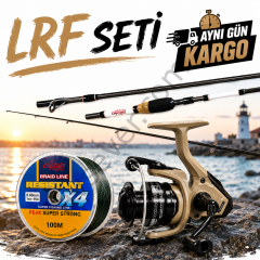 Lrf Set Captain Slalom 210cm 2-12gr + Okuma Outrax 1000 + İp Misina