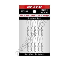 Effe Fırdöndü Rolling Swivel Coastlock Snap