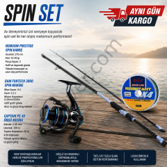Spin Set Remixon Prestige Dam FunTech İp Misina